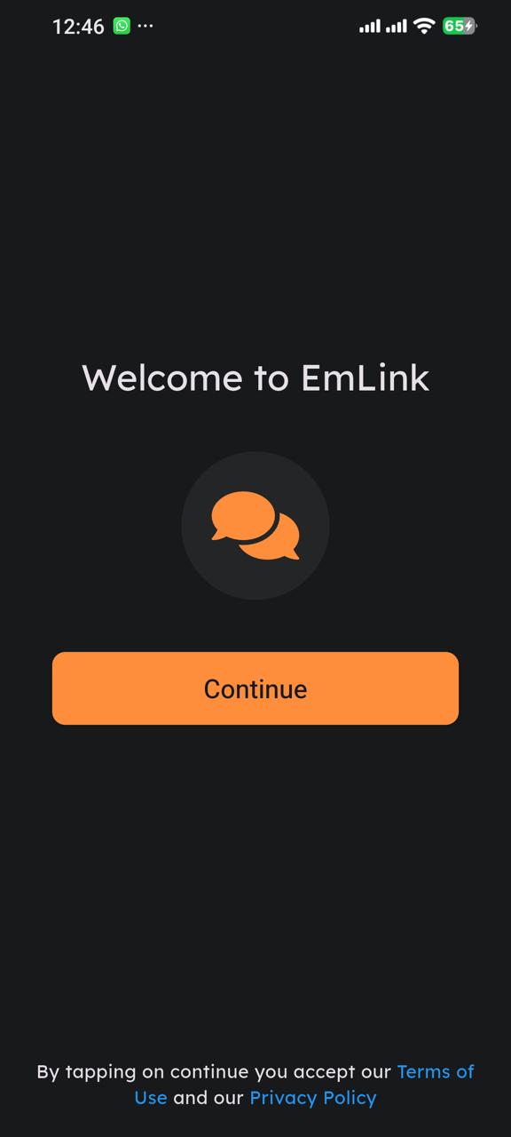 EMLink App Interface 2
